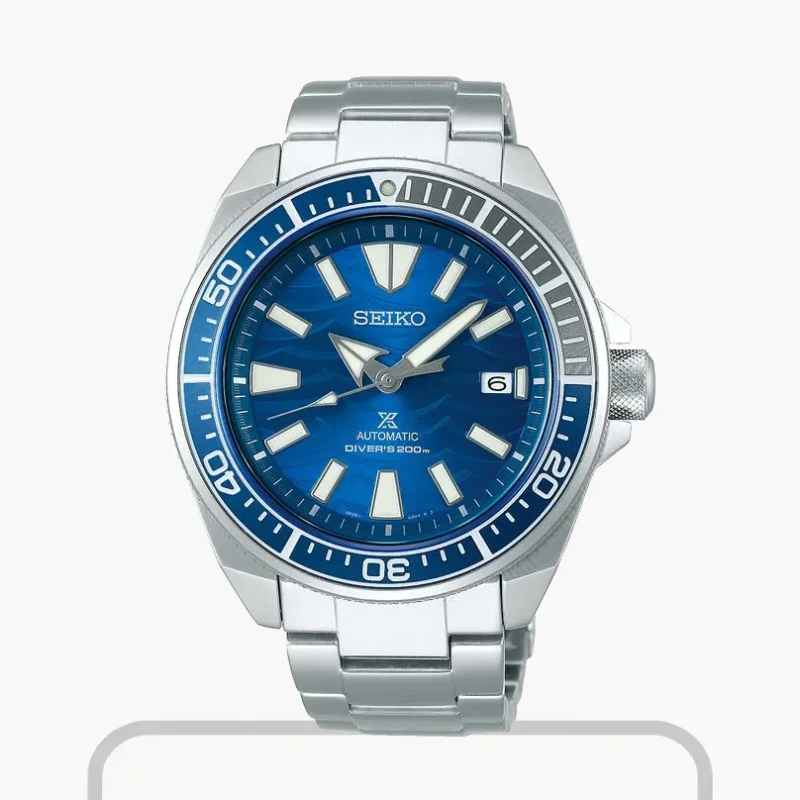 Seiko Men's Prospex Samurai Save The Ocean Blue Dial Watch | SRPD23J1